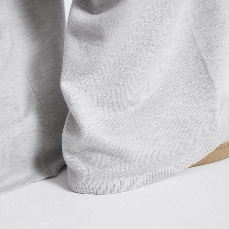 Knit soft pants "Jolina" Grey Melange
